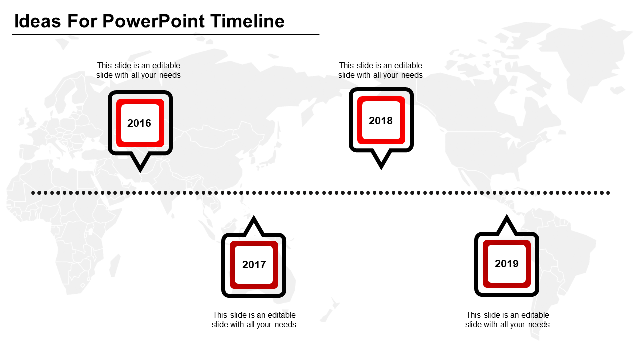 Elegant PowerPoint and Google Slides Timeline Template